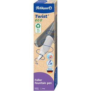 Produktbild für Füller Pelikan Twist eco Grey, P457, Feder M