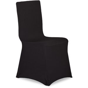 Stuhlhusse Relaxdays elastisch, schwarz