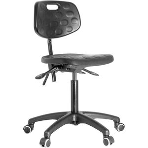 Arbeitsstuhl meychair PW1-TR-PU-PW, schwarz