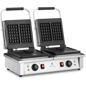 Waffeleisen Royal-Catering RC-WM201, 2x 2000 Watt
