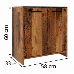 Produktbild für Waschbeckenunterschrank Vicco Kiko, stehend