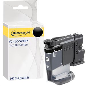 Tinte Böttcher-AG für Brother LC-521BK