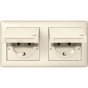 Steckdose Gira Standard 55 415801, Set, IP44, Unterputz