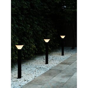 Produktbild für Wegeleuchte Nordlux Noorstad, schwarz, mit 230 V Netzstrom