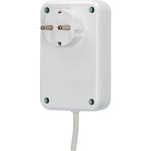 Produktbild für Steckdosenadapter Brennenstuhl 1508220, weiß, mit Fußschalter
