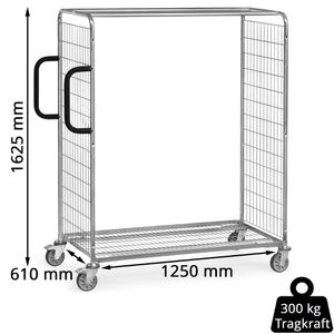 Produktbild für Kommissionierwagen Fetra 28202, verzinkt