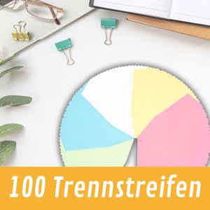 Produktbild für Trennstreifen perfect-line Trapez, farbig sortiert
