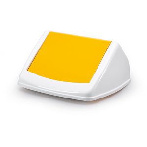 Produktbild für Mülleimer Durable Durabin Flip, VEH2012035, gelb