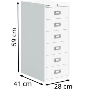 Produktbild für Schubladenschrank Bisley MultiDrawer, aus Metall