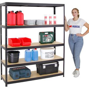 Produktbild für Weitspannregal PROREGAL Giant Elephant, 5 Holzböden