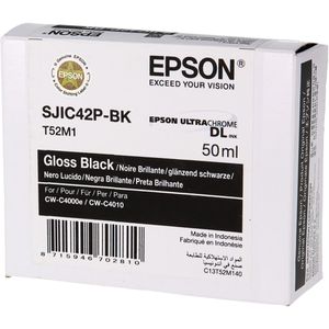 Produktbild für Tinte Epson SJIC42P-BK, T52M140 schwarz