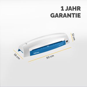 Produktbild für Laminiergerät Fellowes Lunar+ blau, mit 2 Rollen, A3
