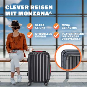 Produktbild für Koffer Monzana Baseline schwarz