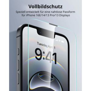 Produktbild für Displayschutzfolie ESR Tempered-Glass, 9H