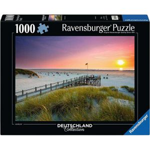 Puzzle Ravensburger 12000690, Sonnenuntergang über Amrum