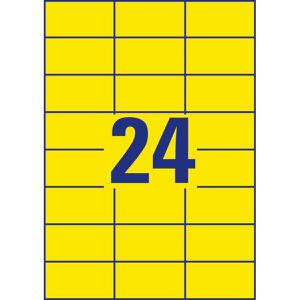 Produktbild für Universaletiketten Zweckform 3451, gelb