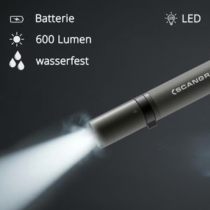 Produktbild für Taschenlampe Scangrip Flash 600, LED, mit Batterie