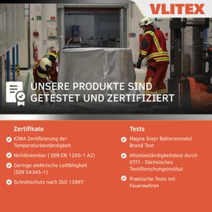 Produktbild für Löschdecke VLITEX Premium Haube