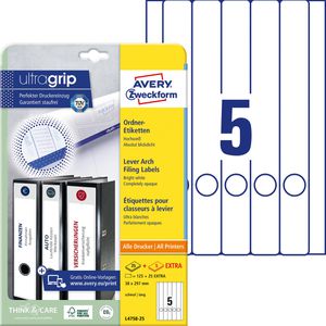 Rückenschilder Zweckform L4758-25, weiß