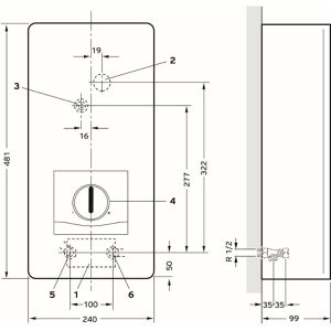 Produktbild für Durchlauferhitzer Vaillant VED E 21/8 C, druckfest