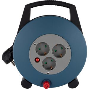 Produktbild für Kabeltrommel REV-Ritter Kabelbox blau, 10m