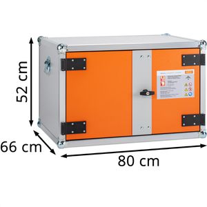 Produktbild für Akku-Ladeschrank CEMO Basic 8/5, mit 4 Steckdosen