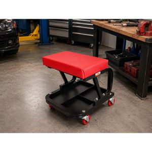 Produktbild für Werkstatthocker Unicraft MH 2, mit Ablagefach