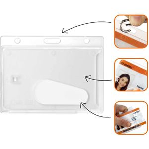 Produktbild für Kartenhalter Karteo 6000-KCS-0, Hartplastik