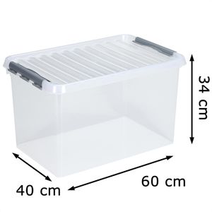 Produktbild für Aufbewahrungsbox Sunware Q-Line Box 83500609, 62L