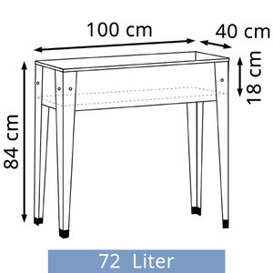 Produktbild für Hochbeet Herstera Urban, aus Stahl