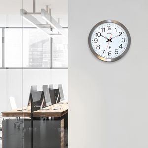 Produktbild für Wanduhr Orium by cep Outdoor, Edelstahl, analog, Funkuhr