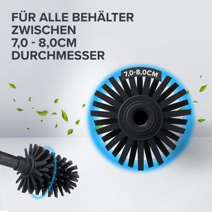 Produktbild für WC-Bürstenkopf ovimar Vejro 81004237, schwarz, 3 Stück