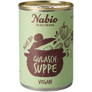 Nabio Fertiggericht Gulasch Suppe vegan, Bio, 400g