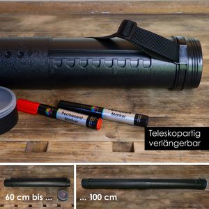 Produktbild für Zeichenrollenköcher OfficeTree Länge 600-1000mm