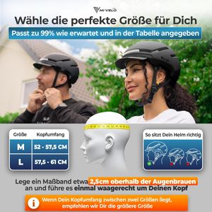 Produktbild für Fahrradhelm Mivelo Nova, für Damen &amp; Herren