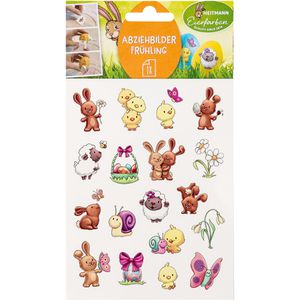 Sticker Heitmann-Eierfarben Abziehbilder Frühling