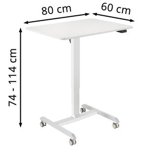 Produktbild für Stehtisch LogiLink Sit-stand EO0050W, weiß