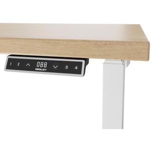 Produktbild für Schreibtisch Bisley E-WonderTech, eiche / weiß