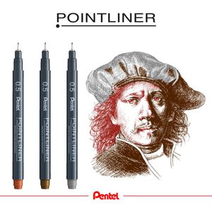 Produktbild für Fineliner Pentel Pointliner, S20P-5SP