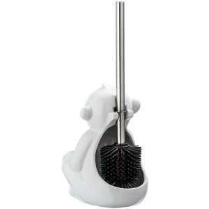 Produktbild für WC-Bürste Wenko WC-Garnitur Monkey Quiet, weiß