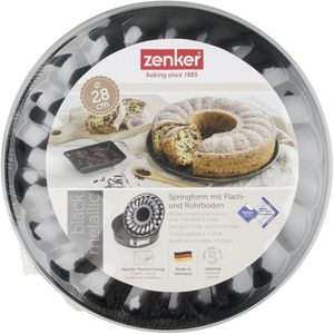 Produktbild für Backform Zenker Black Metallic 6509, Flach- &amp; Rohrboden, Stahl