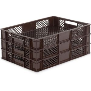 Produktbild für Eurobox Alpha-Paletten braun, 15 Liter, lebensmittelecht