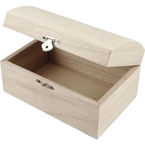 Produktbild für Geschenkbox Creativ-Company Schatztruhe, braun