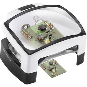 Produktbild für Lupenleuchte Eschenbach Visolux+, 100 x 75 mm Glaslinse, LED