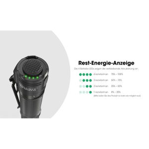 Produktbild für Taschenlampe Nitecore EDC 31, LED, aufladbar