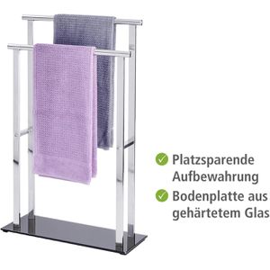 Produktbild für Handtuchhalter Wenko Lava 22089100, silber