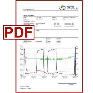 Produktbild für Datenlogger PCE PDFL 10