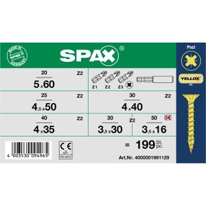 Produktbild für Schraubenset Spax 4000001991129, Yellox