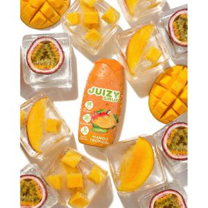Produktbild für Sirup JUIZY-WOW Mango Tropical + Koffein, zuckerfrei