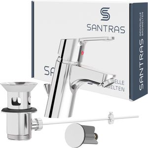 Produktbild für Waschtischarmatur SANTRAS Magis, verchromt